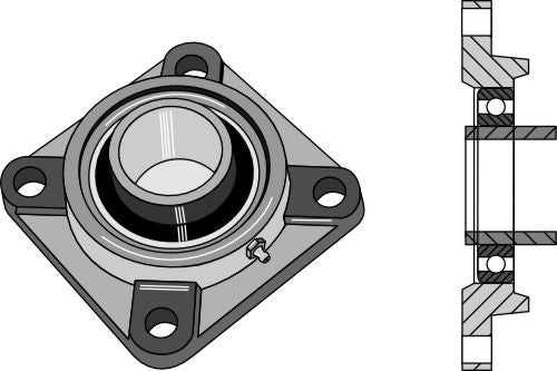 Tension bearing UCF - Ø40