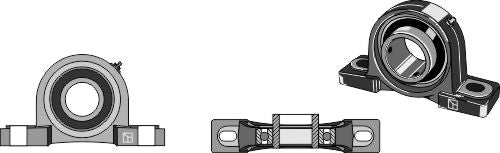 Pedestal bearing UCP - Ø20