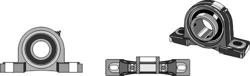 Pedestal bearing UCP - Ø25