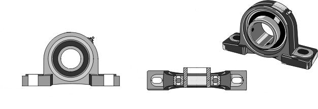 Pedestal bearing UCP - Ø40
