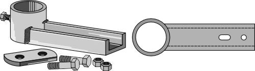 Holding compl. for scraper-bars