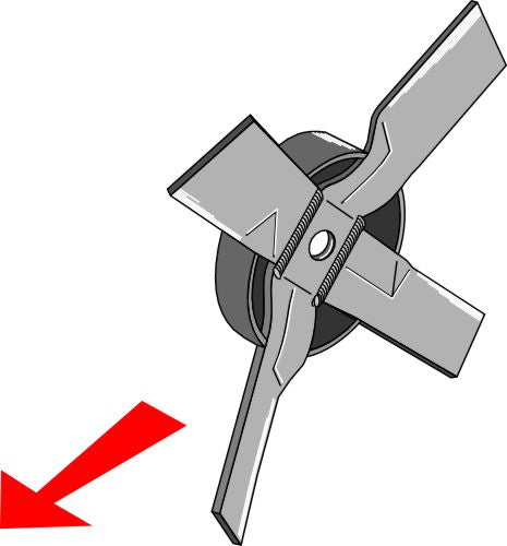 Blade cross - left