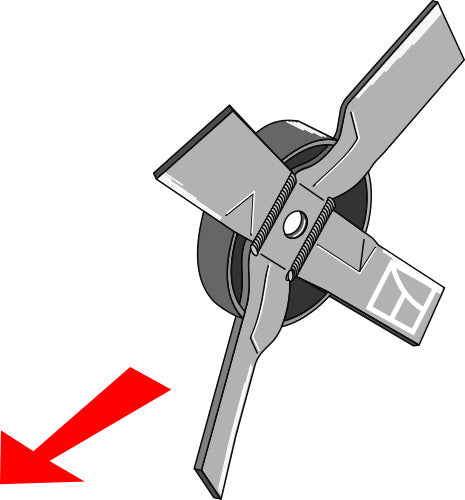 Blade cross - left