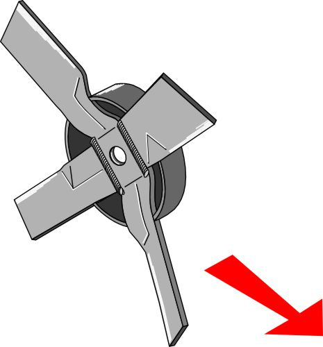 Blade cross - right
