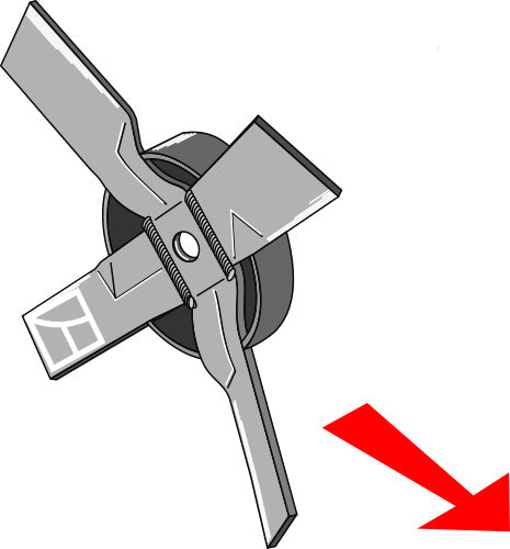 Blade cross - right