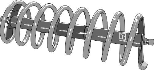 Spiral roller 3200 - left model