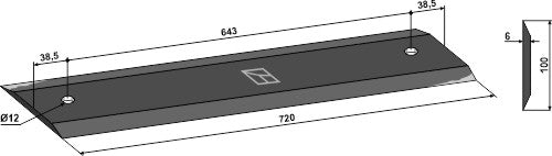 Blades for chopper rollers 720
