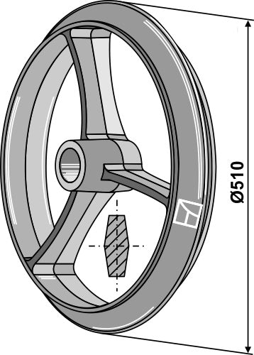 Cambridge roll ring - Ø510mm