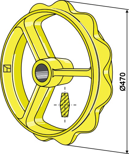 Cambridge roll ring - Ø470mm
