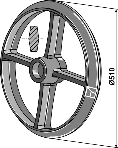 Cambridge roll ring - Ø510mm