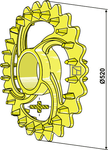 Crosskill ring - Ø520mm