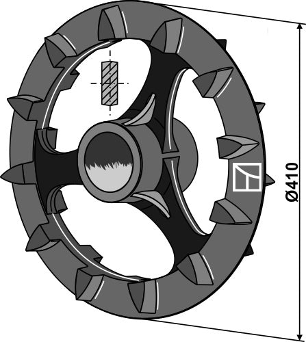 Crosskill ring - Ø410mm