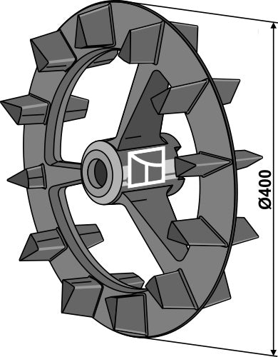 Crosskill ring - Ø400mm - left
