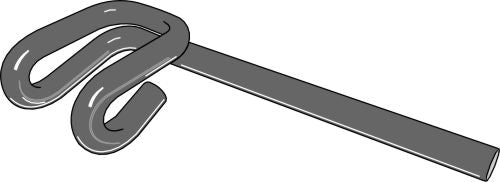 Schraper tine