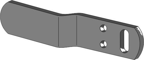 Moldboard extension ST4 R - right