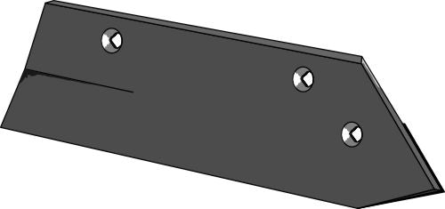 Stone share - hard metal faced-back side - right