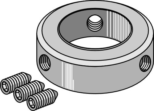 Set collar for shaft Ø60 compl. with grub schrew M12