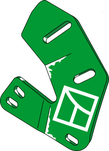 Bracket for trash board - right