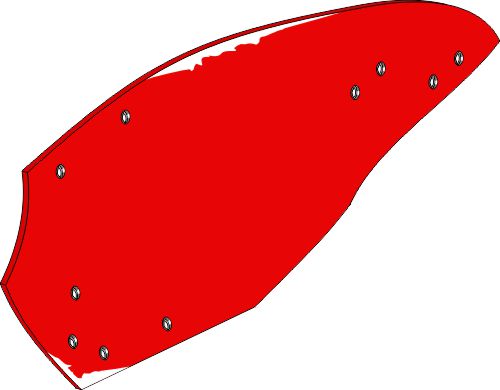 Moldboard - 14'' - 18'' - left