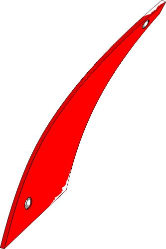 Moldboard slat - left