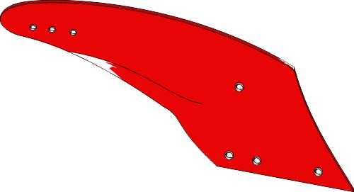 Moldboard Hydrein 14'' - right