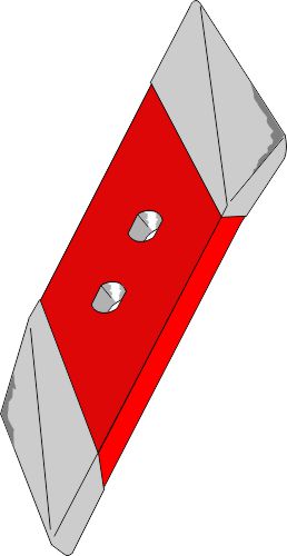 Reversible point DURAFACE 70x15 - right
