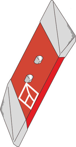 Reversible point DURAFACE 70x15 - right