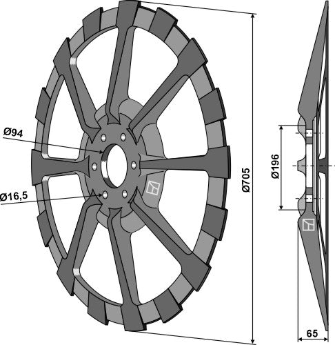 Beetlifterwheel type WIC