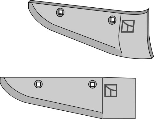Beet lifter share, right model