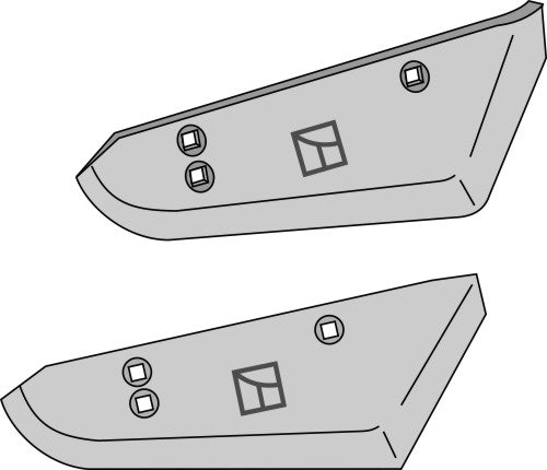 Beet lifter share, right model