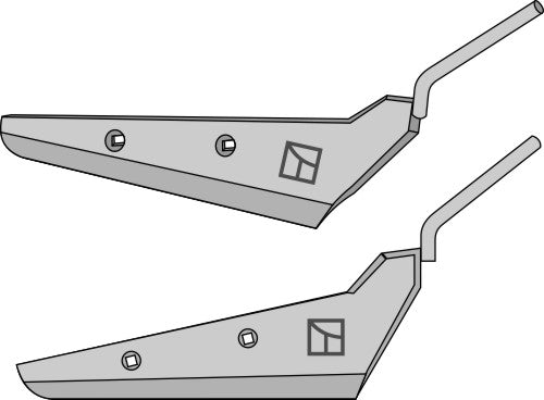 Beet lifter share, right model