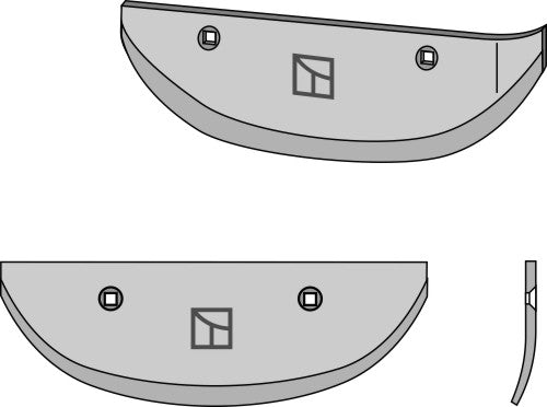 Beet lifter share, right model