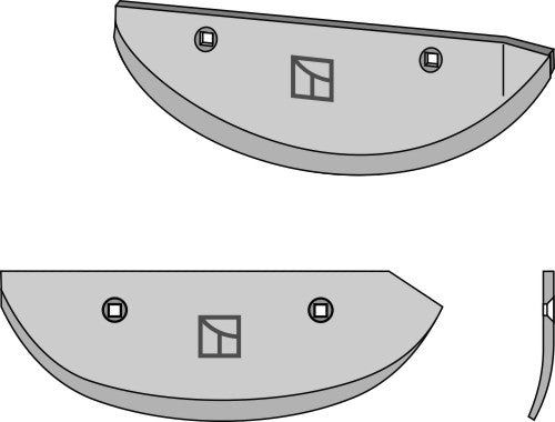 Beet lifter share, right model