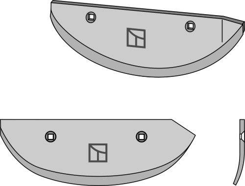 Beet lifter share, right model