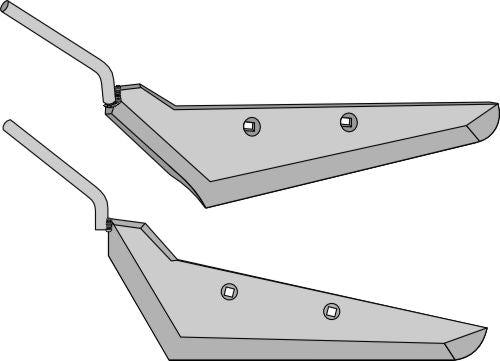 Beet lifter share, left model