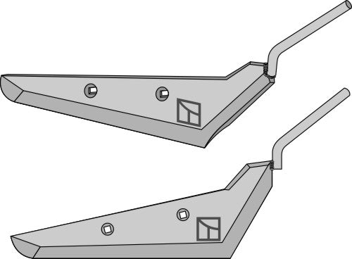 Beet lifter share, right model