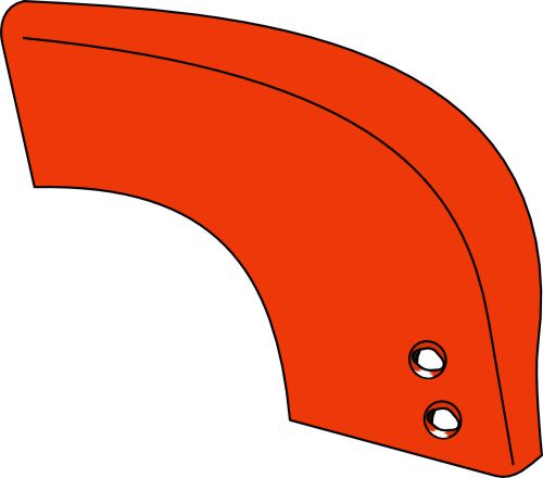 Manure skimmer board - right