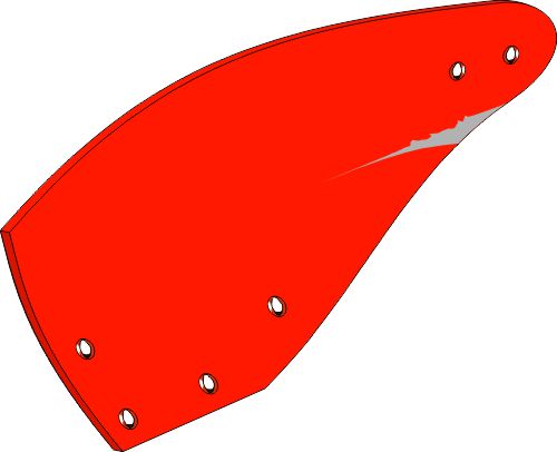 Moldboard - left