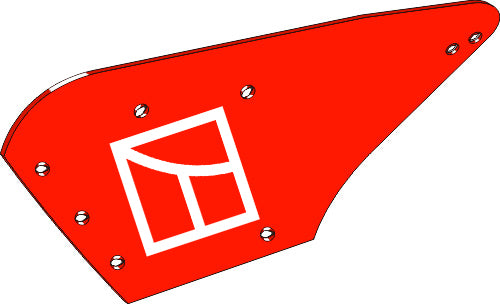 Moldboard - left