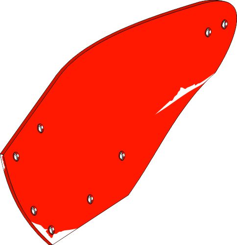 Moldboard - left