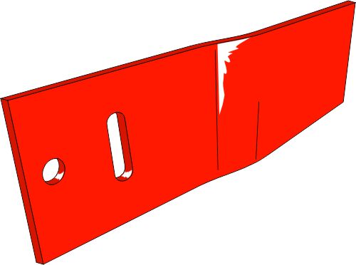 Moldboard extension - left