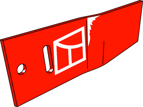 Moldboard extension - left