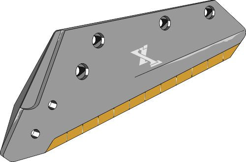 Reversible point share - 16'' - left - Hard metal