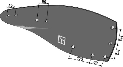 Moldboard - right