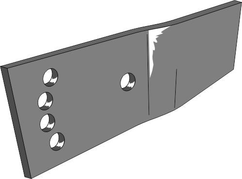 Moldboard extension - left