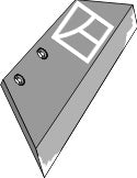 Reversible point share - 16'' - left