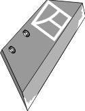 Reversible point share - 18'' - left