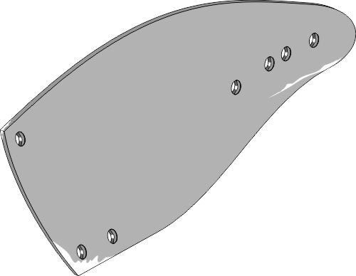 Moldboard - left