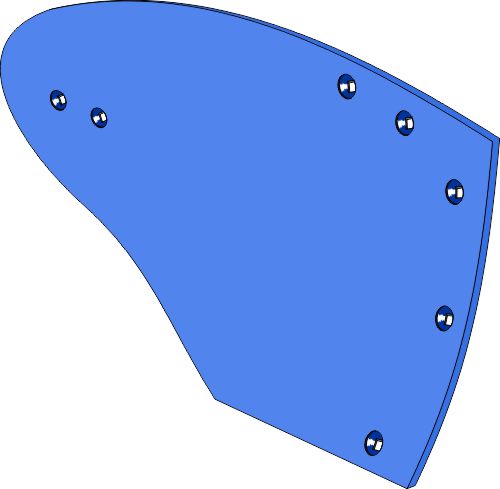 Moldboard HRP-296O - right