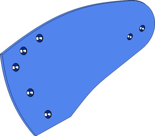 Moldboard HRP-236OL - left